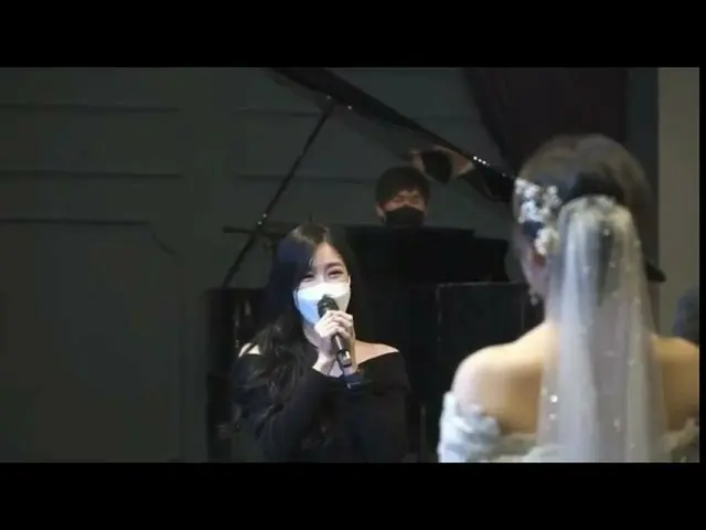 ティファニー(少女時代)、結婚式での祝歌映像が話題