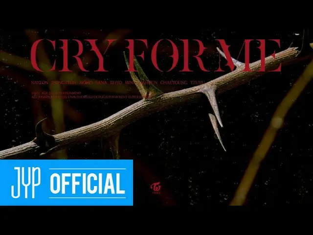 【公式】TWICE、「CRY FOR ME」(Official Audio)  