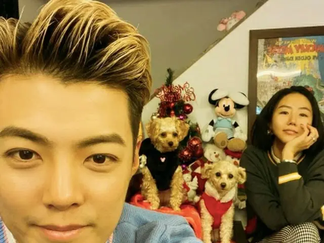 KangNam (M.I.B) － イ・サンファ(フィギュアスケート元韓国代表)夫妻、甘いクリスマス写真を公開