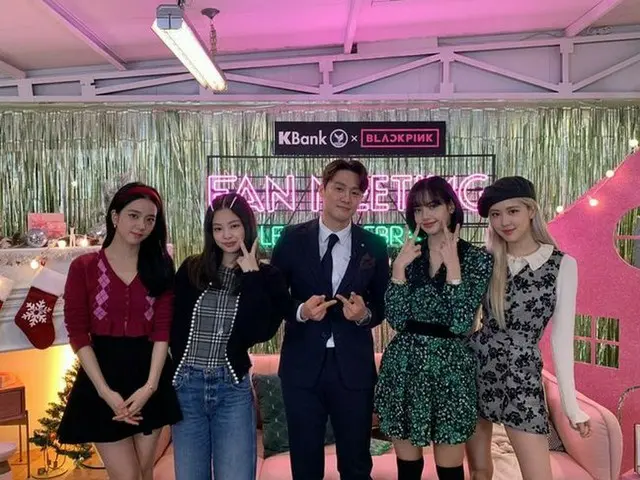 タレントのオ・サンジン、BLACKPINK との記念写真を公開