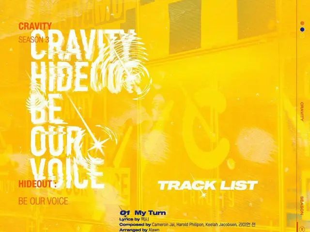 【d公式sta】RT CRAVITYstarship：CRAVITY SEASON 3BE OUR VOICE TRACK LIST #CRAVITY #CRA