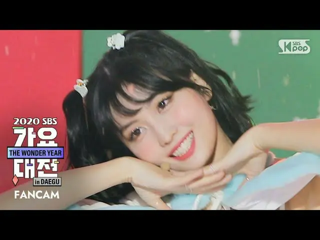 【公式sb1】【2020歌謡大祭典]TWICE_ モモ」Merry＆Happy」(TWICE_ _ MOMO FanCam)│@ 2020 SBS Music 