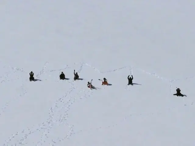 韓国に大雪