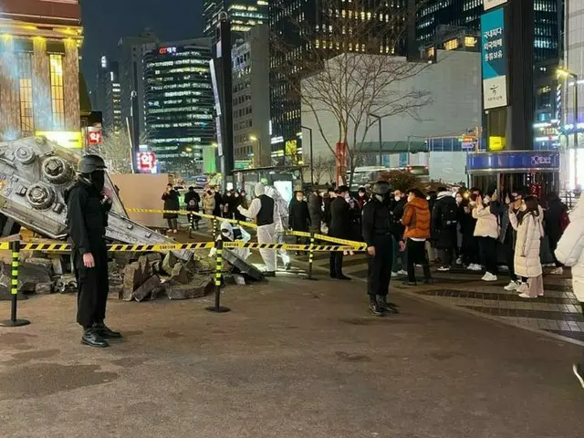 ソウル江南駅に宇宙船が墜落？ユニークな映画プロモーションが話題
