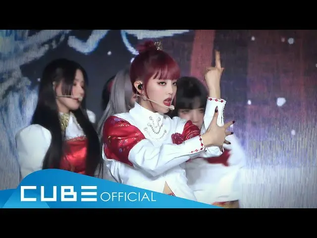 【t公式】(G)I-DLE_、[📽](G)I-DLE  - 」化(火花)(HWAA)」( #ミンニFocus)：ONLINE MEDIA SHOWCASE V