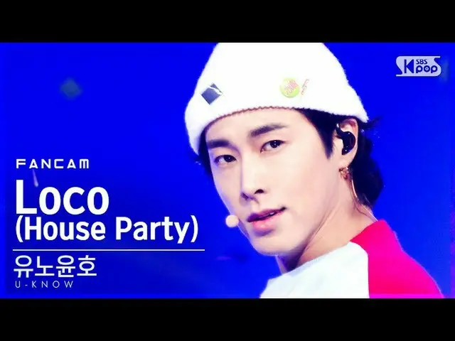 【公式sb1】【テレビ1列_]ユノ「Loco(House Party)」(U-KNOW FanCam)│@ SBS 人気歌謡_2021.01.24