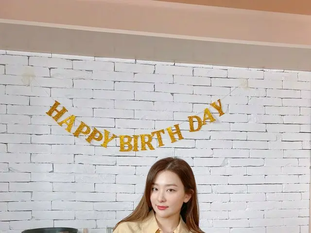 【t公式】RED VELVET、Happy BirthdaySEULGI🐻💛 with #清潭_知恵_第免訴#Red Velvet #RedVelvet #