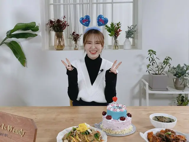 【t公式】RED VELVET、Happy BirthdayWENDY🐹💙 #Red Velvet #RedVelvet  #ウェンディ#WENDY  #今