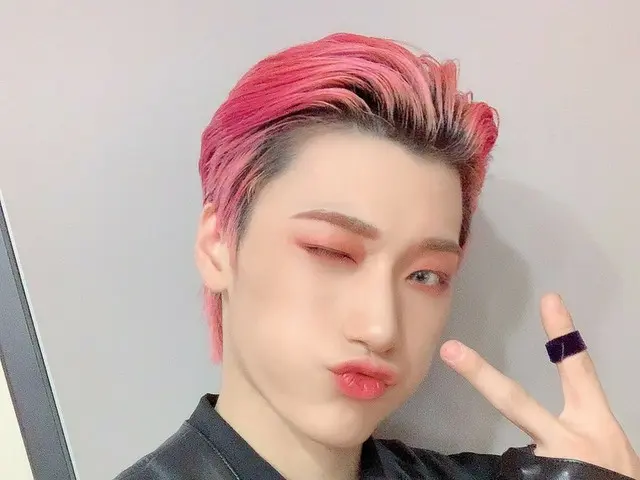 【T公式】ATEEZ、[ #産】今日一日も苦労しました❤ (なでなで) #ATEEZ #ATEEZ