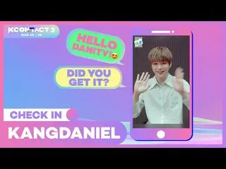 【公式mnk】カン・ダニエル | CHECK-IN #SHORTS | KCON：TACT 3  
