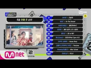 【公式mnk】What are the TOP10 Songs in 1st week of April？ | #MCOUNTDOWN_ | MCOUNTDOW