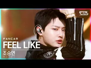 【公式sb1】【テレビ1列_]チョ・スンヨン(UNIQ)_ 「FEEL LIKE」(WOODZ FanCam)│@ SBS 人気歌謡_2021.04.04