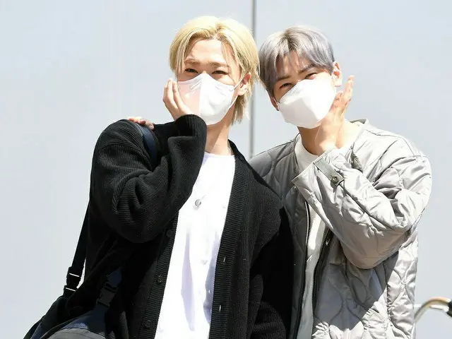 ASTRO チャ・ウヌ＆ムンビン、「知ってるお兄さん」収録のためJTBCスタジオへ