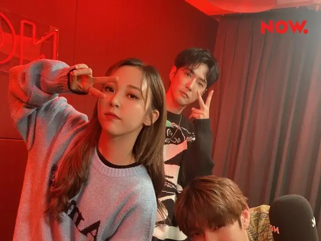 【t公式】MAMAMOO、RT kr_now：#studioドアナイトボーナスショット📸ようご覧の方？！ #NOWオンエア