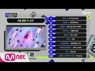 【公式mnk】What are the TOP10 Songs in 2nd week of April？#MCOUNTDOWN_ | MCOUNTDOWN_ 
