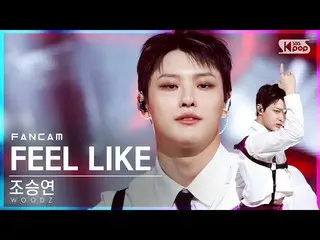 【公式sb1】【テレビ1列_]チョ・スンヨン(UNIQ)_ 「FEEL LIKE」(WOODZ FanCam)│@ SBS 人気歌謡_2021.04.11