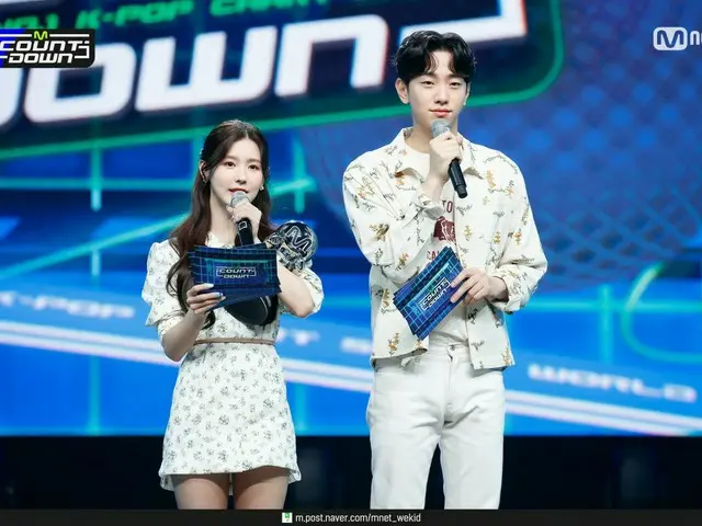 【t公式】(G)I-DLE_、RT MnetMcountdown：210408 #MCOUNTDOWN現場フォト MC #ナムユンス＆ #MIYEON
