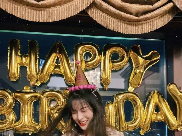 ギュリ(KARA)、ロマンチックで華やかな誕生会の近況を公開。