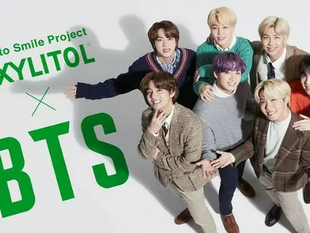 BTS(防弾少年団)、ロッテ製菓XYLITOLのモデルに