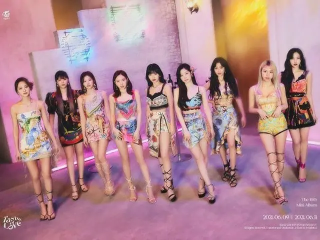 TWICE、ミニ10thアルバム「Taste of Love」が予約50万枚を突破