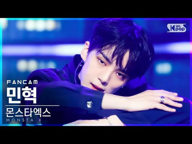 【公式sb1】【テレビ1列_] MONSTAX_ ミンヒョク「GAMBLER」(MONSTAX_ _ MINHYUK FanCam)│@ SBS 人気歌謡_20