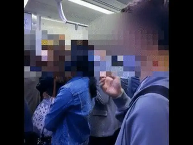 韓国ソウル、地下鉄で喫煙事件