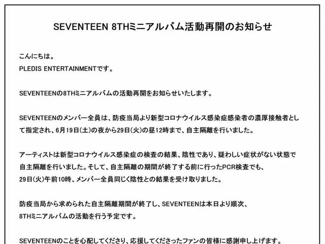 【JT公式】SEVENTEEN、RT pledis_17：SEVENTEENミニ8集活動再開のご案内