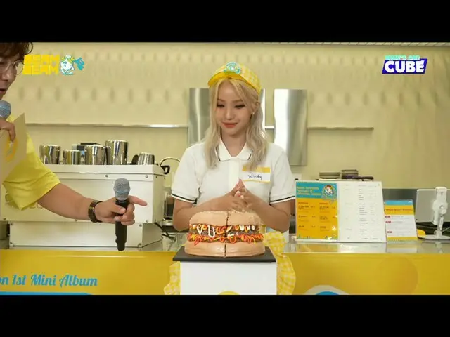 【公式】(G)I-DLE_、「Windy Burger Grand Open！」 - ハイライト03ハンバーガーケーキ🍔🎂コチンシク！叫んでください！ウィン