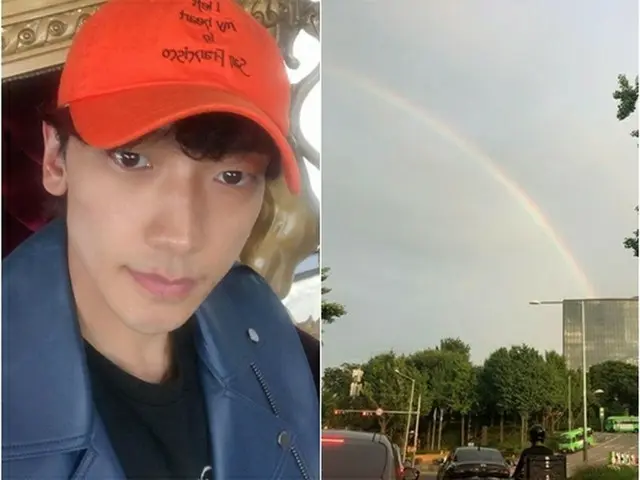 Rain(ピ)、「良いことがあった」というコメントと共に虹の写真投稿で、また「キム・テヒ 第3子妊娠？」との憶測飛び交う