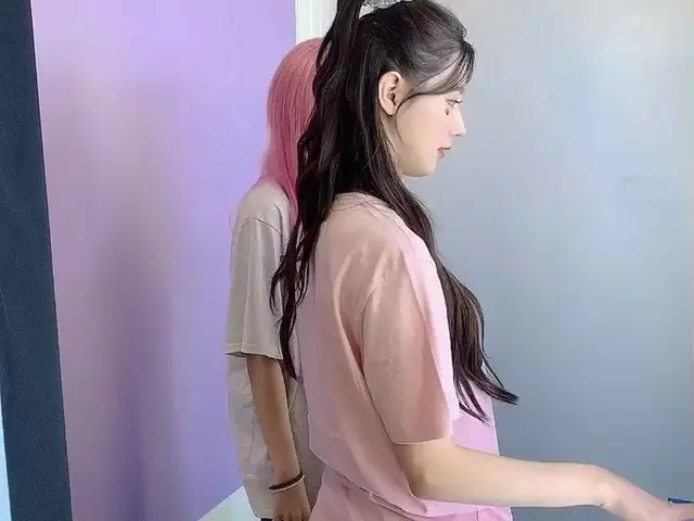【t公式】(G)I-DLE_、[ #I_NG]ヨン姉妹の人生カット撮影ビハインド