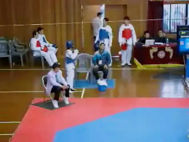 【T公式】ASTRO、ロッキーのテコンドー慶南代表選抜(ライト級)試合映像です〜🥋最初の試合は(青)がロッキーです