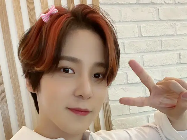 【T公式】ATEEZ、[ #ユノ] ATINY天お祝いハム❤❤❤もちろん、プレゼントはユンホ..💝 #ATEEZ #ATEEZ