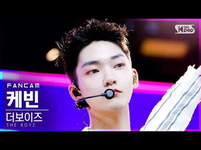 【公式sb1】【テレビ1列_] THEBOYZ_ ケビン「THRILL RIDE」(THEBOYZ_ _ KEVIN FanCam)│@ SBS 人気歌謡_20