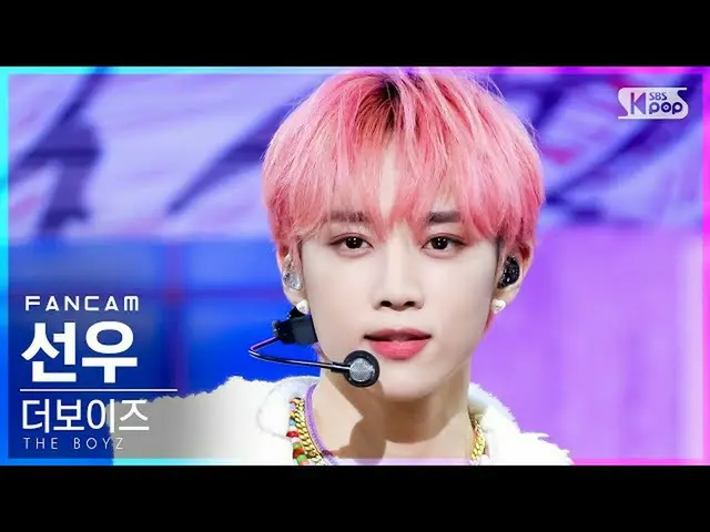 【公式sb1】【テレビ1列_] THEBOYZ_ ソヌ「THRILL RIDE」(THEBOYZ_ _ SUNWOO FanCam)│@ SBS 人気歌謡_20