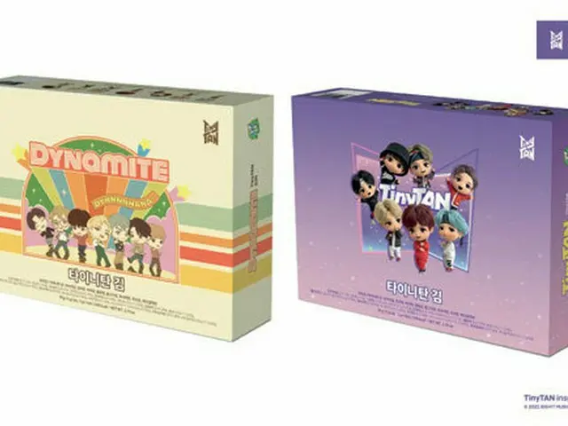 「BTS(防弾少年団)」_のキャラクターTinyTAN、9月に「TinyTANのり」を世界で発売
