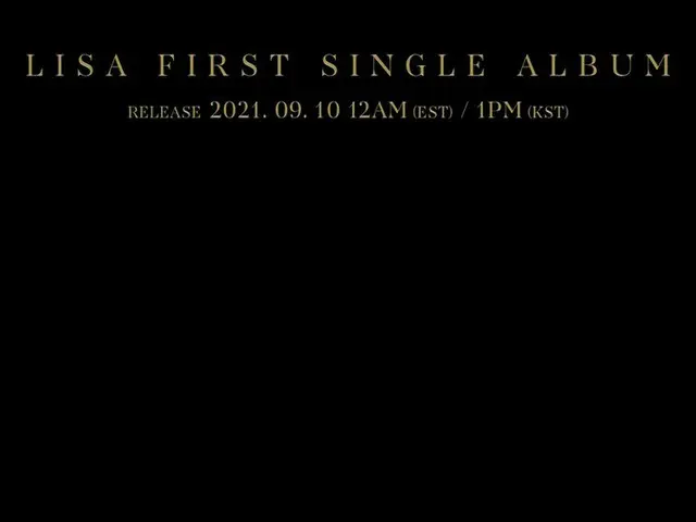【d公式yg】#LISA FIRST SINGLE ALBUM LALISA TEASER POSTER FIRST SINGLE ALBUM LALISA ✅