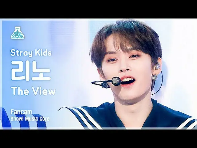 【公式mbk】【芸能研究所4K] StrayKids_ リノ直カム」The View」(StrayKids_ _ LEEKNOW FanCam)Show！Mus