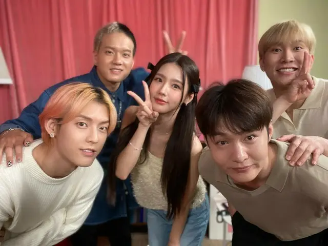 【t公式】(G)I-DLE_、[ #MIYEON] BTOB先輩たちと一緒に噂の子供〜☺️お疲れ様でしたああ遊びに来てくれてありがとう、本当に楽しい時間でした>