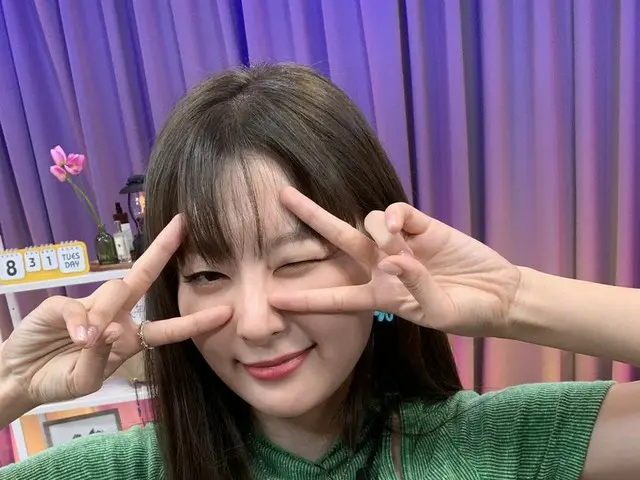 【t公式】RED VELVET、今日の英知家の作成完了！ ✌🐻✌ Hello！🧡  #スルギ#SEULGI  #英知家 #スルギzip #Red Velve