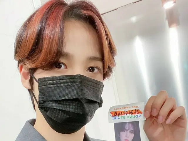 【T公式】ATEEZ、[📷] ATEEZ ROUND STORE Behind Photo ⠀ ROUND STOREを訪問したATEEZあちこちに残っていた