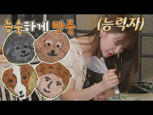 【公式jte】 再度見てもリスペック(•ω•)b✧グムソンユン・ウネ_ (YOOU EUN HYE)の手作りカップケーキ🧁ペットパッケージ(petkage)4
