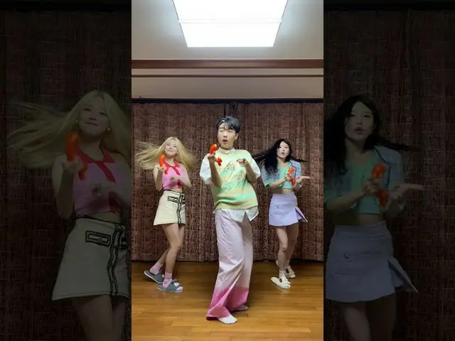 【公式】fromis_9、[ #TalknTalkChallenge] #テンカンのカーテンコールfromis_9ハヨン、サポート、チェヨン、ナギョン、ジホンX