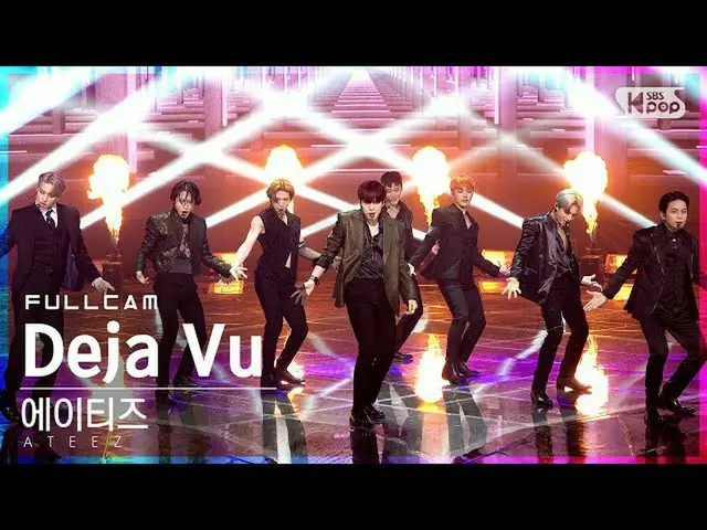 【公式sb1】【テレビ1列_]ATEEZ_ 「Deja Vu」フルカム(ATEEZ_ _ Full Cam)│@ SBS 人気歌謡_2021.09.19