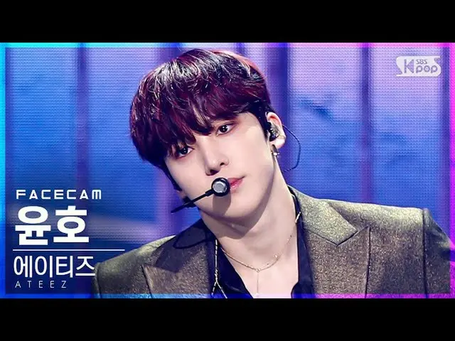 【公式sb1】【フェイスカム4K]ATEEZ_ ユンホ「Deja Vu」(ATEEZ_ _ YUNHO FaceCam)│@ SBS 人気歌謡_2021.09.