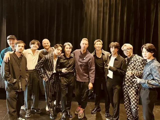 【d公式big】RT coldplay：❤️💙BTS_twt
