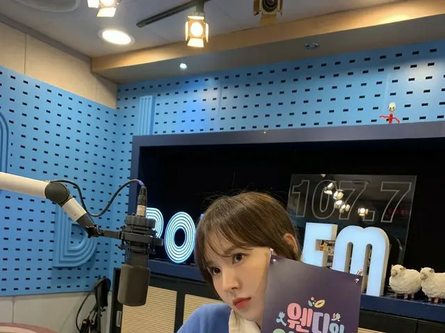 【t公式】RED VELVET、今日のブルーワン💙 😯ヤング見よにいらっしゃるんですよ⭐  #ウェンディ#WENDY #ワンディ#RedVelvet #Re