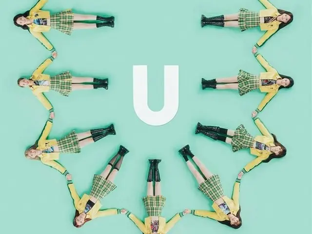 NiziU、1stフルアルバム「U」のジャケットアートワークを公開。