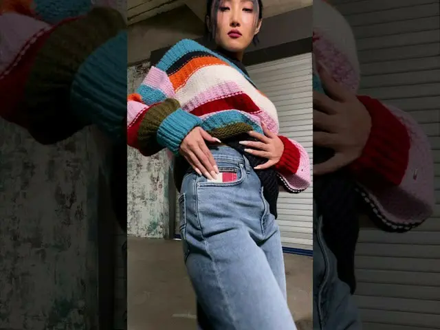 【t公式】MAMAMOO、[ #ファサ] TOMMY JEANS X Hwasa 2021 Fall(second) 🔗 #MAMAMOO #HwaSa #T