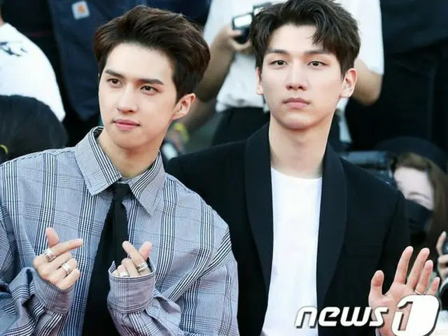 VIXX ケン＆ヒョギ、「第1回Soba Best K Music Awards」レッドカーペットに登場。