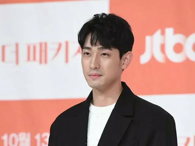 俳優ユン・パク、JTBCドラマ「恋するパッケージツアー～パリから始まる最高の恋～(原題：ザ・パッケージ)」の制作発表会に出席。